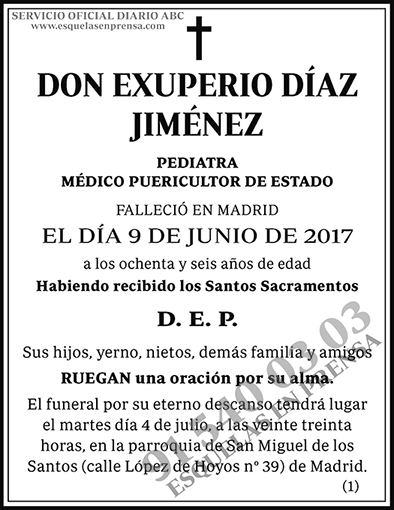 Exuperio Díaz Jiménez